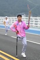 (SP)CHINA-ZHEJIANG-HANGZHOU-ASIAN PARA GAMES-TORCH RELAY (CN)