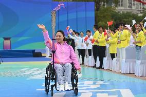 (SP)CHINA-ZHEJIANG-HANGZHOU-ASIAN PARA GAMES-TORCH RELAY (CN)