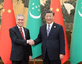CHINA-BEIJING-XI JINPING-TURKMENISTAN-CHAIRMAN OF PEOPLE'S COUNCIL-MEETING (CN)
