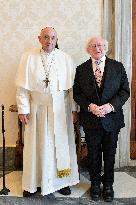 Pope Francis Receives Irish President - Vatican