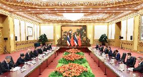 (BRF2023)CHINA-BEIJING-XI JINPING-THAILAND-PM-MEETING (CN)