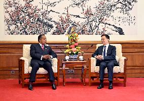 (BRF2023)CHINA-BEIJING-HAN ZHENG-REPUBLIC OF THE CONGO-PRESIDENT-MEETING (CN)