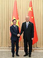 (BRF2023)CHINA-BEIJING-CAI QI-VIETNAM-PRESIDENT-MEETING (CN)