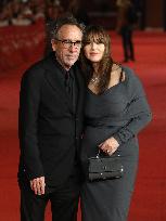 Bellucci And Burton First Red Carpet Appearance - Rome