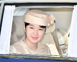 Former Japanese empress's birthday
