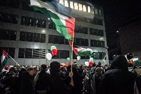 DEMONSTRATION IN SUPPORT OF PALESTINE