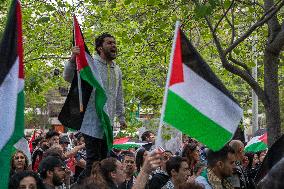 Chile: Palestine Protest In Israel Embassy