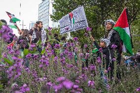 Chile: Palestine Protest In Israel Embassy