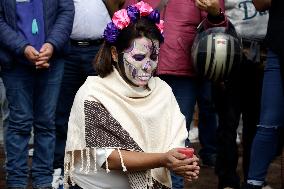 Cempasuchil Flower Harvest Season During The Day Of The Dead Celebrations