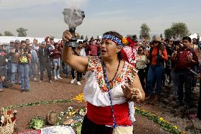 Cempasuchil Flower Harvest Season During The Day Of The Dead Celebrations