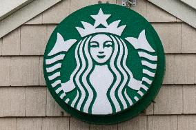Starbucks Coffee Store In New York