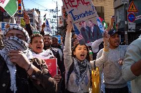 Pro-Palestine Rally In Seoul