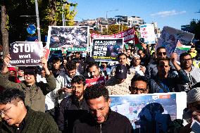 Pro-Palestine Rally In Seoul