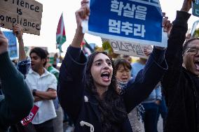 Pro-Palestine Rally In Seoul