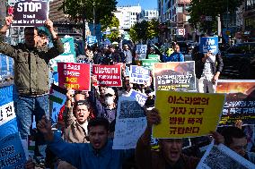 Pro-Palestine Rally In Seoul