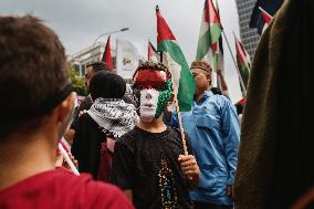 Israel-Palestine Conflict Demonstrations In Kuala Lumpur