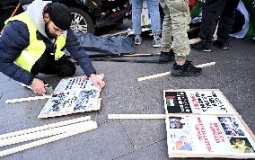 ISRAEL - PALESTINIAN - CONFLICT - PROTEST