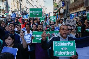 Pro-Palestine Rally In Seoul