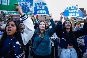 Pro-Palestine Rally In Seoul