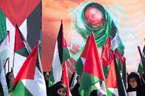 Iran, Anti-Israel Rally In Support Of Palestinian Mothers And Children