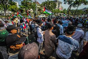 Pro-Palestinian Demonstration In Indonesia