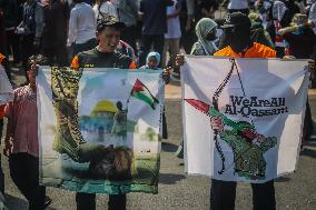 Pro-Palestinian Demonstration In Indonesia