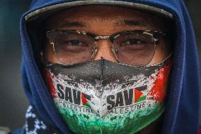 Pro-Palestinian Demonstration In Indonesia