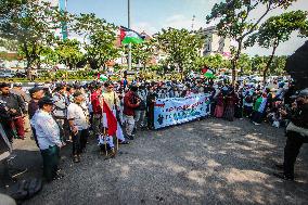 Pro-Palestinian Demonstration In Indonesia