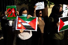 Palestine Solidarity Rally In Nepal