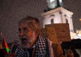 Hundreds Join Rally In Support Of Gaza In Warsaw
