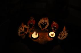 (FOCUS)MIDEAST-GAZA-KHAN YOUNIS-PALESTINIAN-ISRAELI CONFLICT-POWER OUTAGE