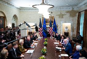 Biden Hosts European Commission And Council Presidents