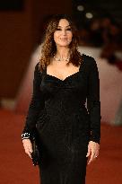 Monica Bellucci And Tim Burton Walk The Red Carpet - Rome