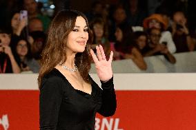 Monica Bellucci And Tim Burton Walk The Red Carpet - Rome