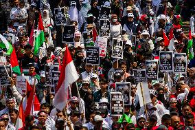 Palestine Solidarity Rally In Bandung Indonesia