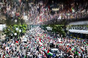 Solidarity Action For Palestine In Bandung, Indonesia