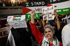 Protest In Solidarity With Palestinians