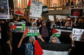 Protest In Solidarity With Palestinians