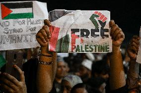 Protest In Solidarity With Palestinians