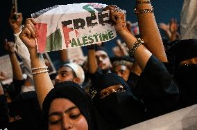 Protest In Solidarity With Palestinians