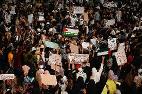 Protest In Solidarity With Palestinians