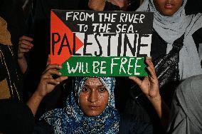 Protest In Solidarity With Palestinians