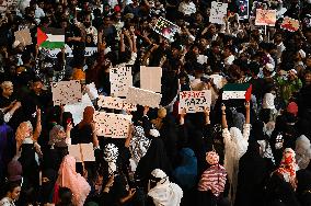 Protest In Solidarity With Palestinians