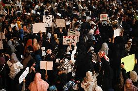 Protest In Solidarity With Palestinians