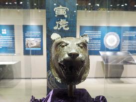 Exhibition of Animal Head Bronze Statues at the Old Summer Palace Museum in Beijing