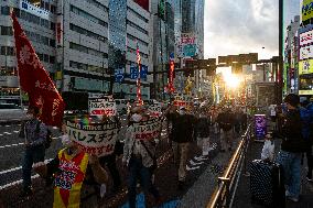 Demonstration For Palestine In Tokyo