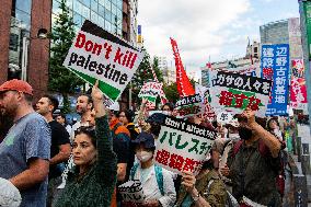 Demonstration For Palestine In Tokyo