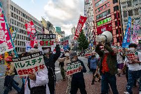 Demonstration For Palestine In Tokyo