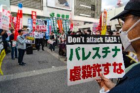 Demonstration For Palestine In Tokyo