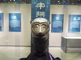 Exhibition of Animal Head Bronze Statues at the Old Summer Palace Museum in Beijing